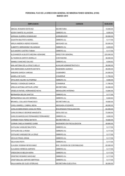 marzo 2015 - Direcci&oacute;n General de Miner&iacute;a