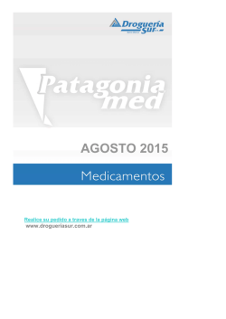 CONSOLIDADO AGOSTO 2015