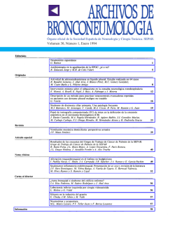 Volumen 30, N&uacute;mero 1, Enero 1994
