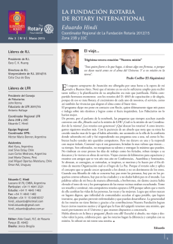 Eduardo Hindi - Blog Distrito RI 4320