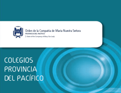 COLEGIOS PROVINCIA DEL PAC&Iacute;FICO