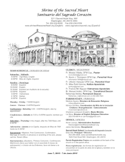 Shrine of the Sacred Heart Santuario del Sagrado Coraz&oacute;n