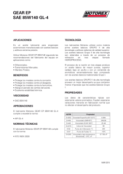 GEAR EP 85W140 GL-4