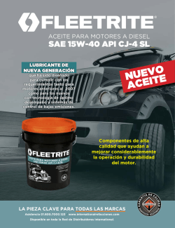 NUEVO ACEITE - Refacciones