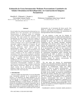 Estimaci&oacute;n de Grasa Intramuscular Mediante