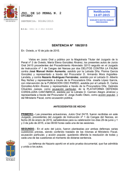 jdo. de lo penal n. 2 oviedo jdo. de lo penal n. 2 oviedo