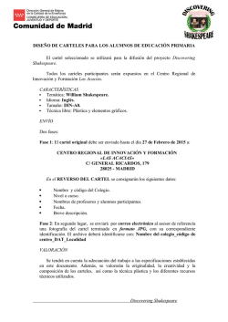 DISE&Ntilde;O DE CARTELES PARA LOS ALUMNOS DE EDUCACI&Oacute;N