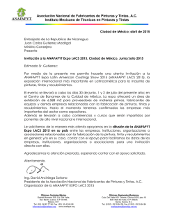 Asociaci&oacute;n Nacional de Fabricantes de Pinturas y