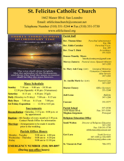 NOV 15, 2015 - stfelicitassl