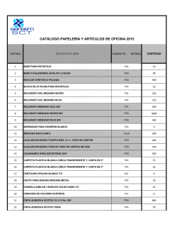 anexo t&eacute;cnico