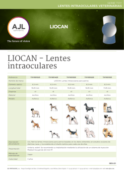 lIOCAN - lentes intraoculares