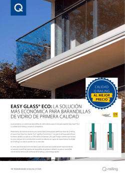 easy glass&reg; eco - ADETEC maquinaria accesorios y herramientas