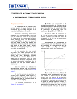 COMPRESOR AUTOMATICO DE AUDIO