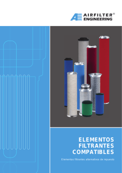 ELEMENTOS FILTRANTES COMPATIBLES - Airfilter