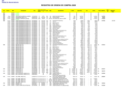 Registro Ordenes de Compra