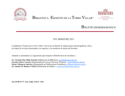 5TO. Boletin Hemerografico 2015