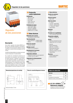 Regulador de dos posiciones