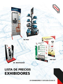 Lista de Precios Exhibidores