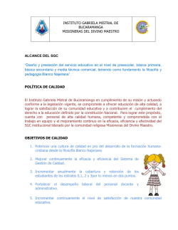 INSTITUTO GABRIELA MISTRAL DE BUCARAMANGA