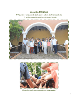 alianza itzincab - Estrategia de Cambio Clim&aacute;tico de la Pen&iacute;nsula