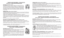 lectio diciembre - PARROQUIA " SANJOS &Eacute; "