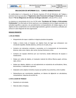 o.d.i. personal administrativo