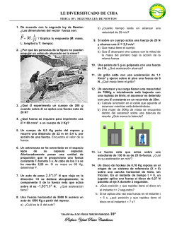 TALLER 2 DINAMICA 2da ley newton V2