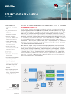 RED HAT JBOSS BPM SUITE 6