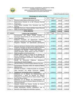 CURSOS APROBADOS UMC 01062015