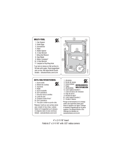 4" x 2-11/16" Insert Folds to 2" x 2-11/16" with .125