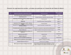 Directorio Regional de Asociaciones o Grupos Sociales