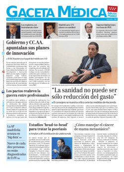 La sanidad no puede ser s&oacute;lo reducci&oacute;n del gasto - contenidos