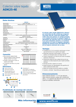Colector sobre tejado ADK25-4E