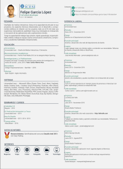Felipe Garc&iacute;a L&oacute;pez - Portafolio Felipe Garc&iacute;a