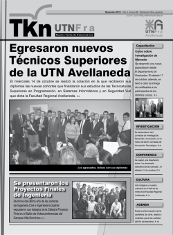 Egresaron nuevos T&eacute;cnicos Superiores de la UTN Avellaneda