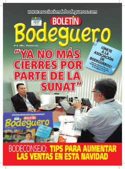 Diciembre - Asociacion de Bodegueros del Peru