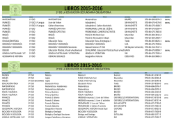 Libros texto 1&ordm; y 3&ordm; ESO