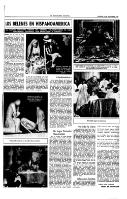 LOS BELENES EN HISPANOAM&Eacute;RICA