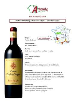 Descargar Ficha Tecnica Chateau Phelan Segur