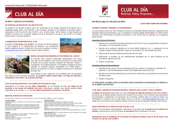 Del 28 de mayo al 3 de junio de 2015