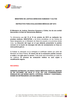 MINISTERIO DE JUSTICIA DERECHOS HUMANOS Y CULTOS