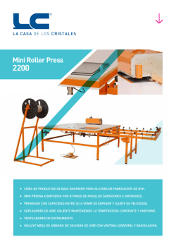 Mini Roller Press - La Casa de los Cristales
