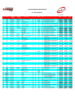 LISTA DE PRECIOS PMVP NOV-2015