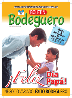 Junio - Asociacion de Bodegueros del Peru