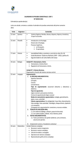 Prueba Semestral Tercero Medio