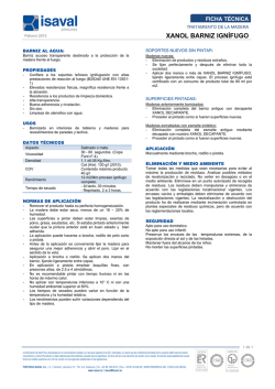 XANOL BARNIZ IGN&Iacute;FUGO