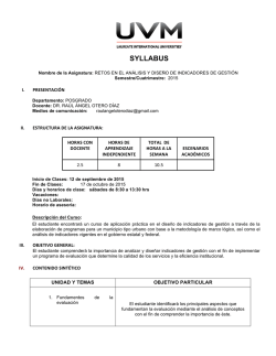 SYLLABUS - integradora versuhen
