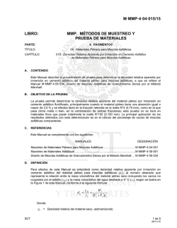 M&middot;MMP&middot;4&middot;04&middot;015/15 LIBRO: MMP. M&Eacute;TODOS DE MUESTREO Y