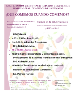 &iquest;QUE COMEMOS CUANDO COMEMOS?