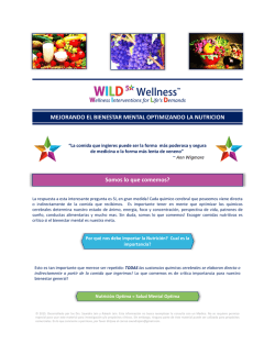 MEJORANDO EL BIENESTAR MENTAL OPTIMIZANDO LA